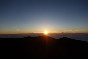sunrise on Mt. Fuji